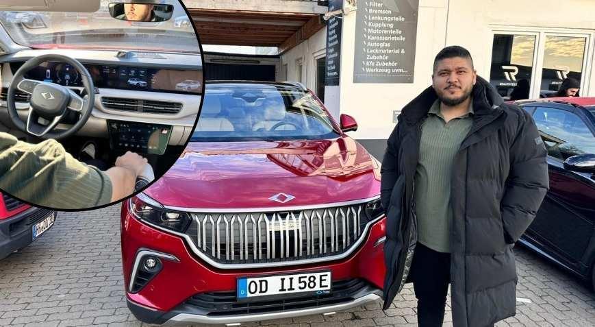 TOGG Avrupada yollarda İlk teslimat Almanyada gerçekleşti