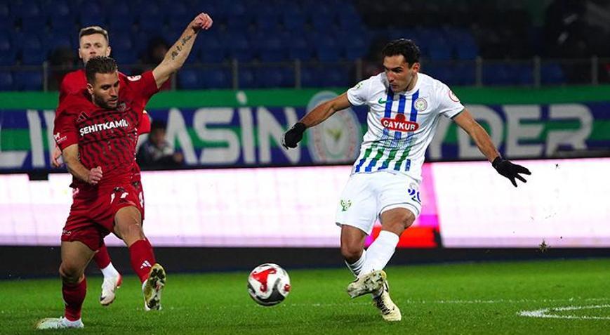 Türkiye Kupasında Çaykur Rizespor, Gaziantepi 3 farkla geçti