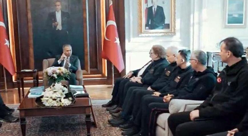 Bakan Yerlikaya, AFAD Başkanı Pehlivanı kabul etti