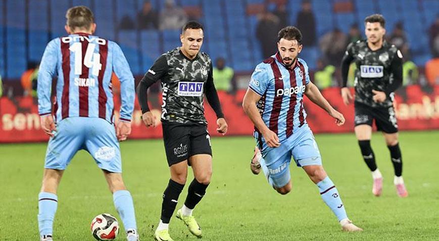 Trabzonsporun kendi evindeki 221 günlük yenilmezlik serisi sona erdi