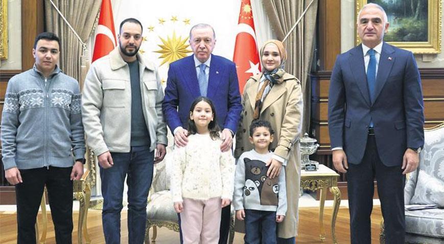 Cumhurbaşkanı, Hind Rajab’ın ailesini kabul etti