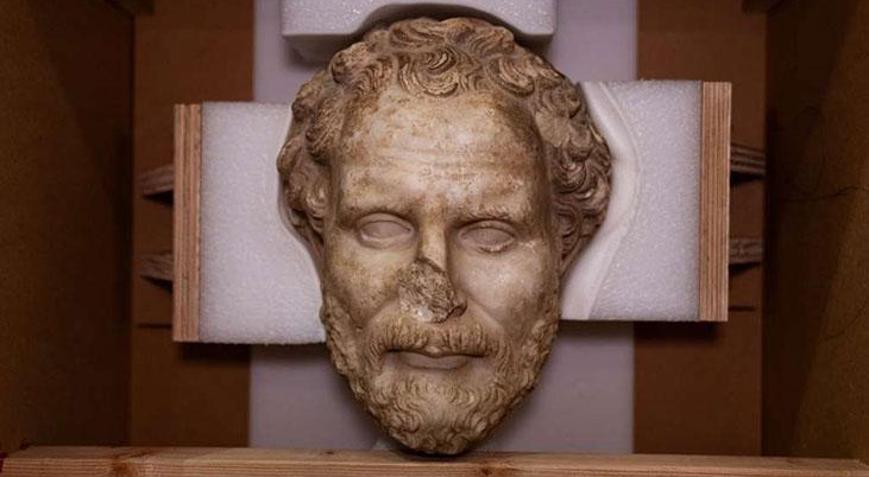 New York’tan Ankara’ya tarihi dönüş Kaçırılan İmparator Heykeli anavatanında