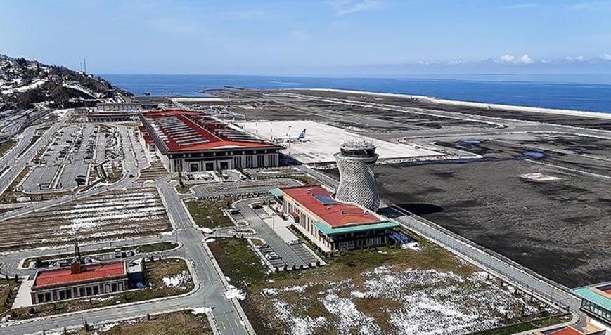 Rize-Artvin Havalimanını kasımda 99 bin 528 yolcu kullandı