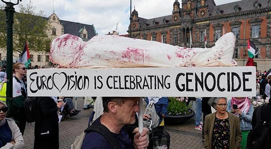 Avusturyadan İsraile soğuk duş Eurovisiondaki protestolar sansürlenmeyecek