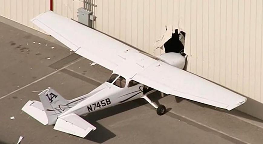 Böylesi görülmedi: Kaçırmaya çalıştığı uçakla havalanamadan kaza yaptı