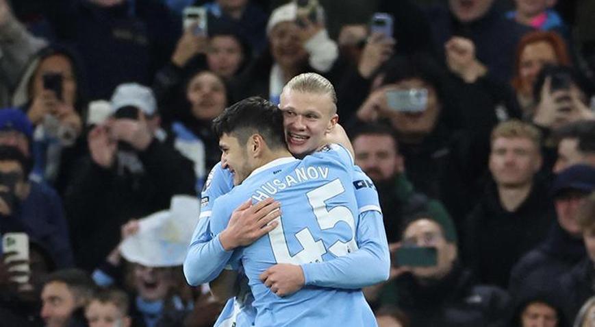 Manchester City evinde hata yapmadı Zirve takibini sürdürdü