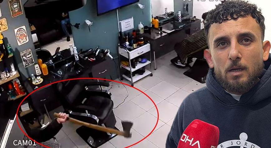 Baltayla kuaförü basan saldırgan yakalandı: Param sende kalmasın dedim klimaya vurdum