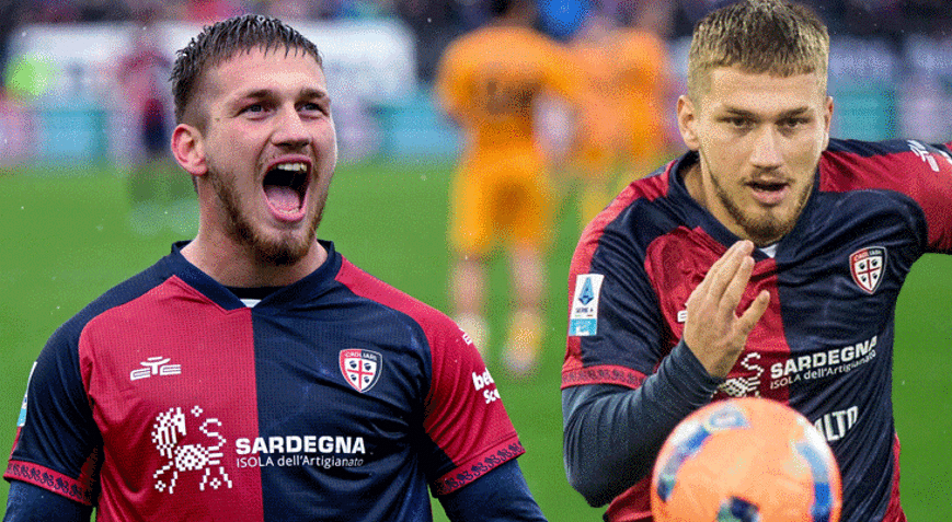 Semih Kılıçsoy Cagliaride siftah yaptı Galibiyete yetmedi