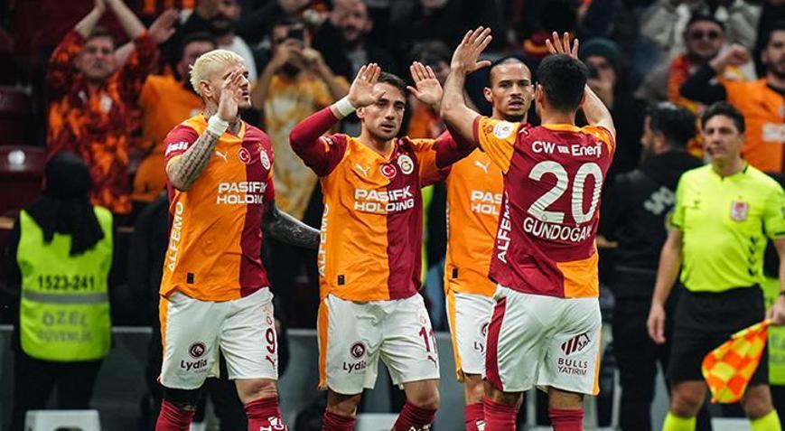 Galatasaray, Kasımpaşayı 3 golle geçti Ligin ilk yarısını zirvede bitirdi