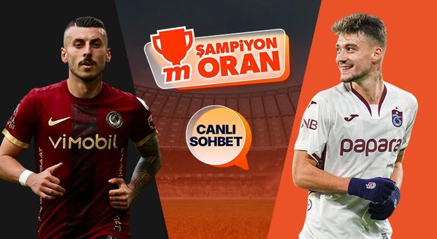 Trabzonspor, Gençlerbirliği deplasmanında Maçın heyecanı canlı sohbet ve Şampiyon Oranlar ile Mislide