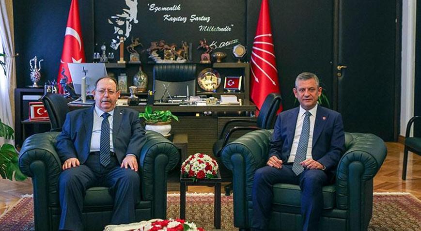YSK Başkanı Yener, CHP Genel Başkanı Özeli ziyaret etti
