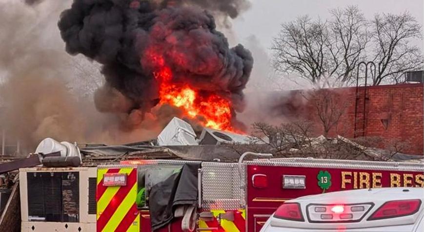 Yaşlı bakımevinde şiddetli patlama Can kaybı var