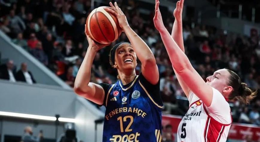 Kadınlar Basketbol Süper Liginde Fenerbahçe deplasmanda rahat kazandı