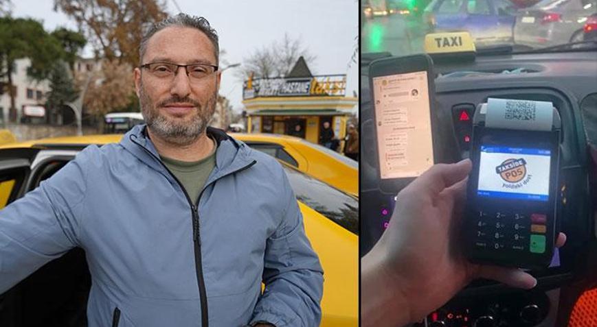 Kartla ödeme krizi Kadın yolcu ile taksici arasında kavga: Haram olsun diyerek araçtan indi