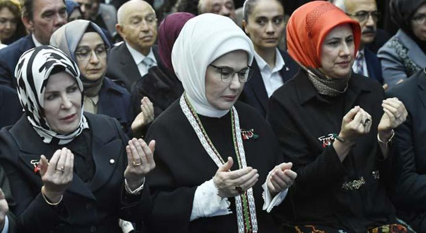 Emine Erdoğan’dan Gazze mesajı: Filistinliler hala boyunlarında evlerinin anahtarlarını taşıyor