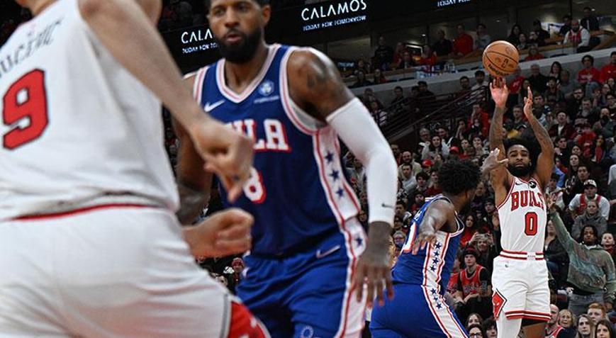 NBAde Chicago Bulls, 76ersı devirdi Serisini 5 maça çıkardı