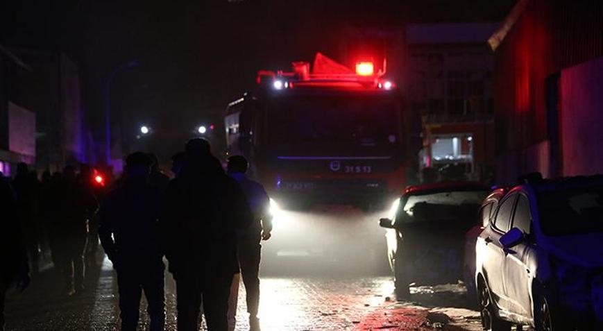 Hatayda sanayi sitesinde çıkan yangın kontrol altına alındı