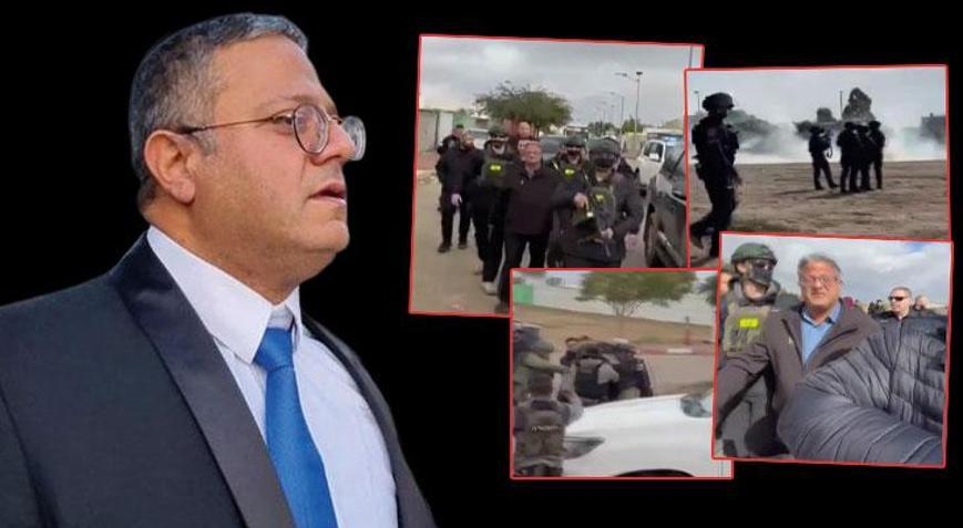 İsrail’de ortalık karıştı Ben Gviri taş yağmuruna tuttular