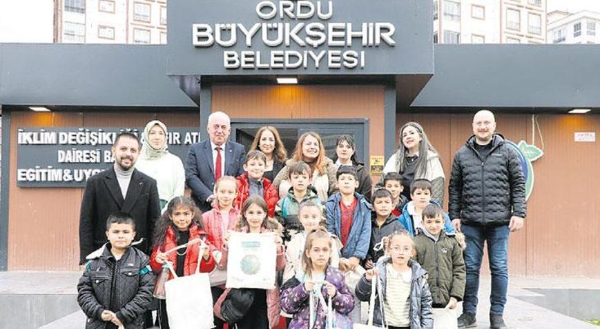 Ordu’da çocuklar çevre müfettişi oldu