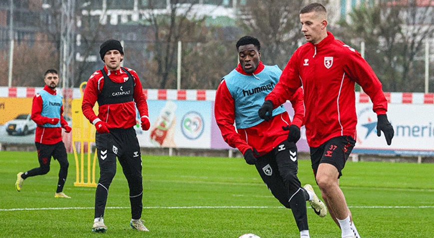 Samsunspor, Fenerbahçe maçı hazırlıklarına başladı
