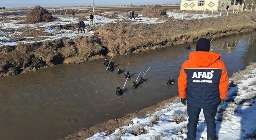 Şanlıurfada araç kanala uçtu: Kaybolan sürücüyü arama çalışmalarında 3’üncü gün
