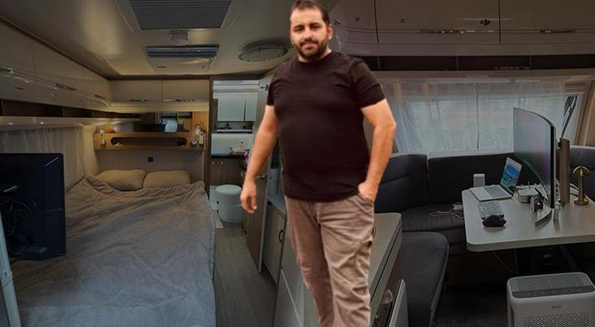 Evini sattı karavana taşındı 12 bin lira kira, elektrik, su bedava: ‘Kış bahçesiyle 100 metrekare oluyor’