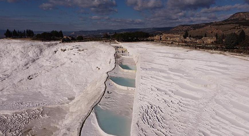 Pamukkale 2025te Denizli nüfusunun 2 katından fazla turist ağırladı