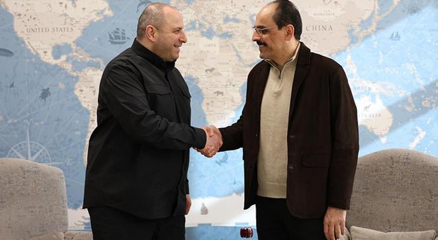 MİT Başkanı Kalın, Ukrayna Ulusal Güvenlik ve Savunma Konseyi Sekreteri Umerov ile görüştü