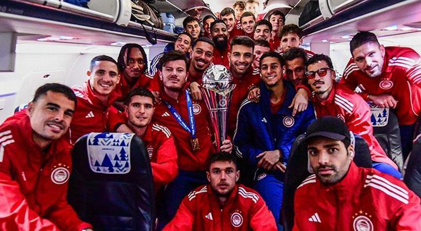 Yusuf Yazıcının gol attığı maçta Olympiakos, Yunanistan Süper Kupa şampiyonu oldu