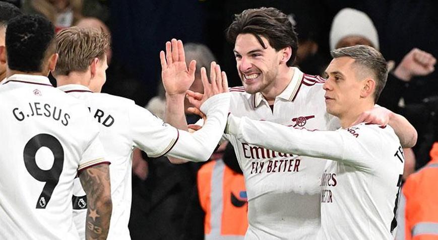 Arsenal, Manchester City ile farkı açtı Inter, Napoli ve Milan kayıpsız geçti