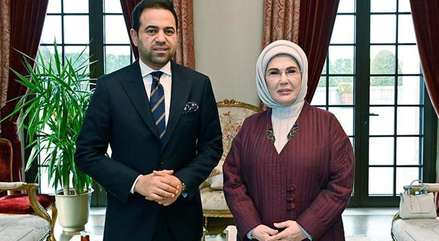 Emine Erdoğan, Müslüman Alimler Konseyi Genel Sekreteri ile görüştü