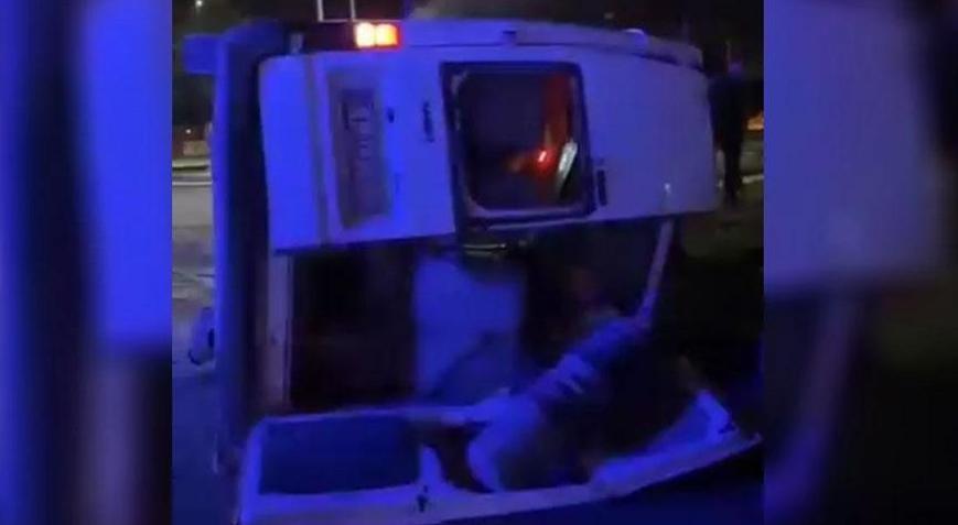 Nevşehirde işçi servisiyle hafif ticari araç çarpıştı Ölü ve yaralılar var