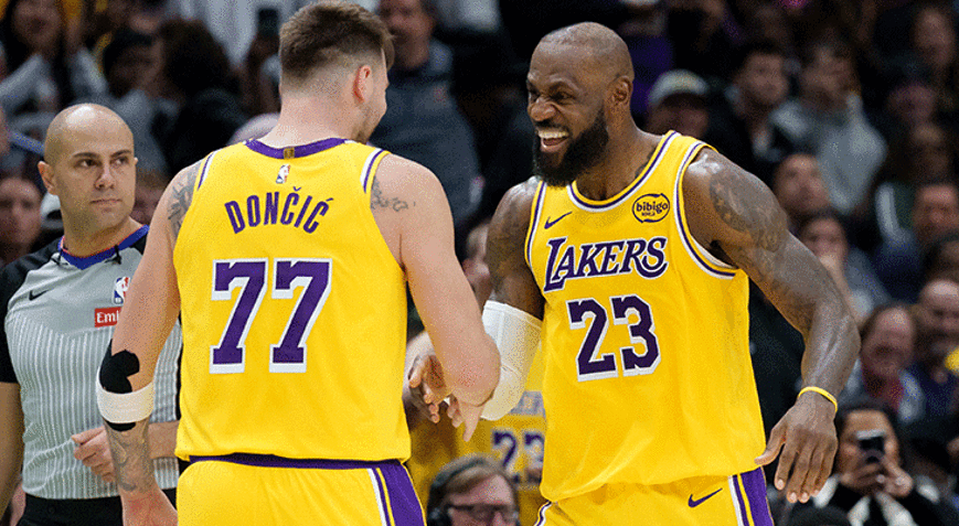 NBAde Lakers, Luka Doncic ve LeBron James ile güldü