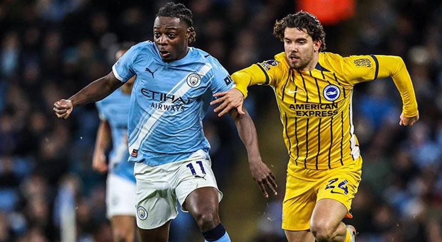 Manchester City ile Brighton berabere kaldı Ferdi Kadıoğlu beğeni topladı