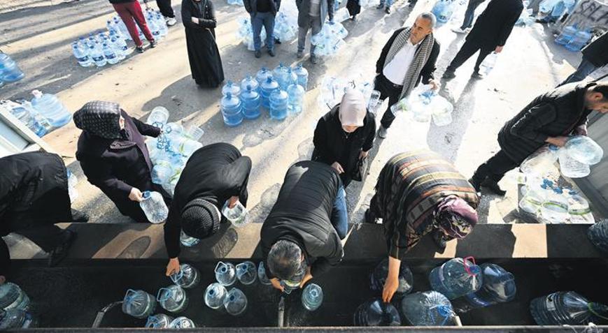 Ankara yeni yıla kuyrukta girdi: Başkent’in su çilesi