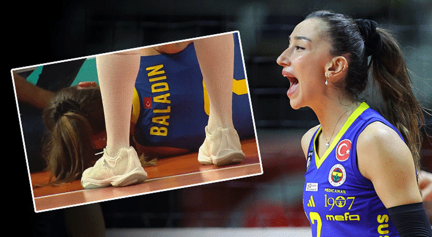 Fenerbahçeye Hande Baladın şoku Maça devam edemedi