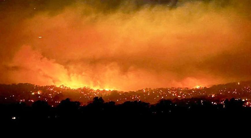 Avustralya alevlere teslim 300 bin hektarlık alan yandı, 130 ev kül oldu