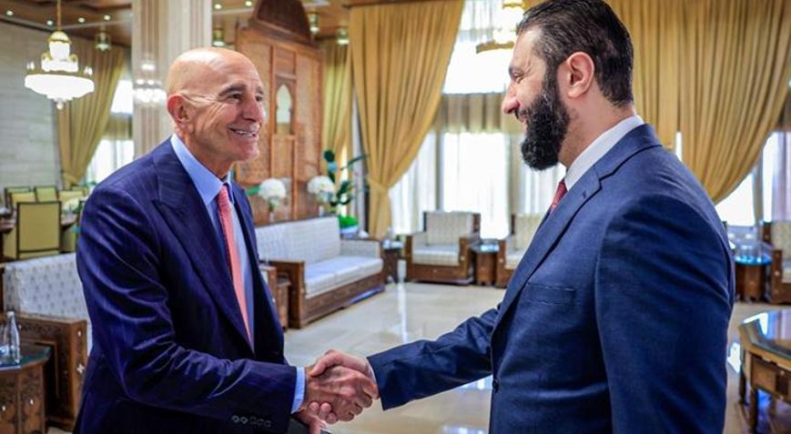 ABDnin Ankara Büyükelçisi, Suriye Cumhurbaşkanı Şara ile görüştü