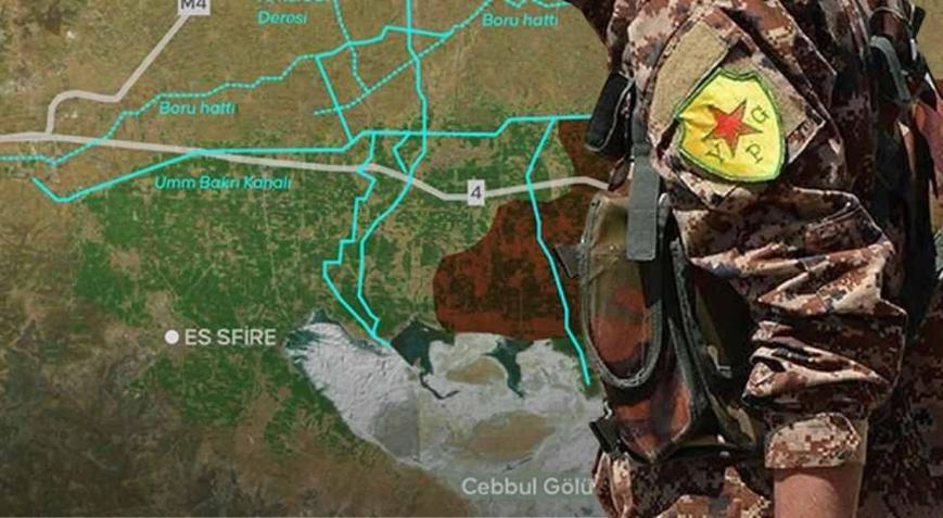 Terör örgütü SDGnin Suriyedeki son kozu Fırat Nehrinin batısı suyla tehdit ediliyor