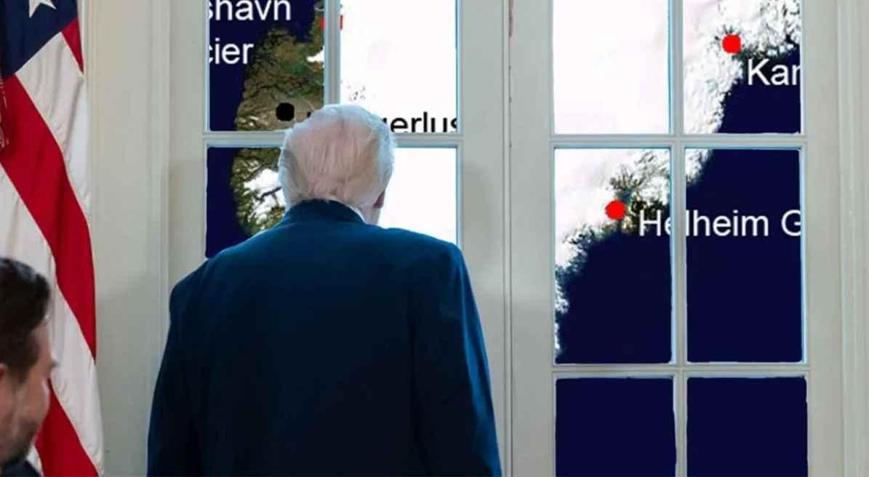 Beyaz Saraydan dikkat çeken paylaşım Trump gözünü Grönlanda dikti