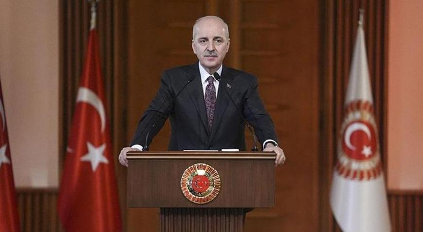 TBMM Başkanı Kurtulmuş, Milli Dayanışma, Kardeşlik ve Demokrasi Komisyonu üyeleriyle görüştü