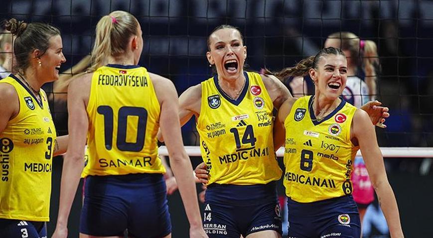 CEV Şampiyonlar Liginde Fenerbahçe karar setinde kazandı