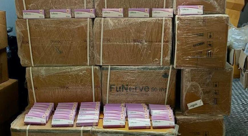 Mersinde 280 bin adet sentetik ecza ele geçirildi