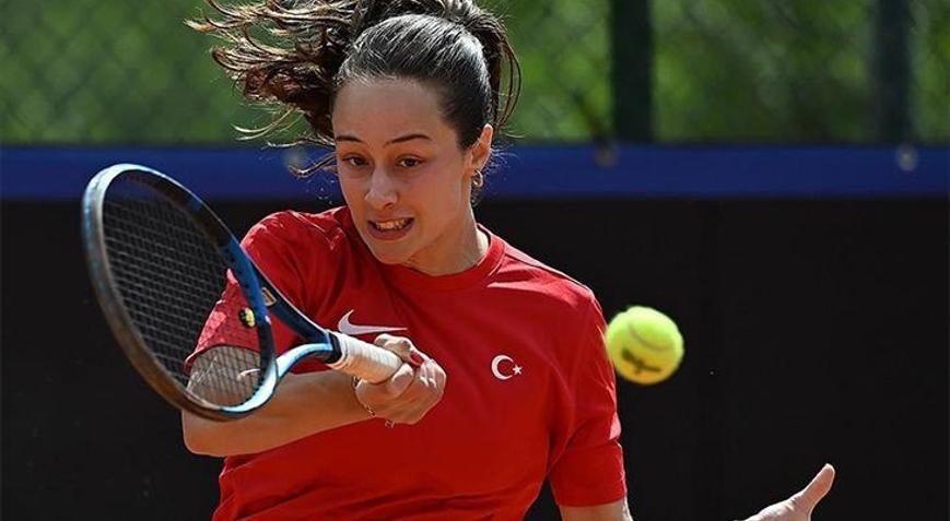 Milli tenisçi Zeynep Sönmez, adını finale yazdırdı