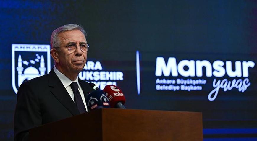 Ankara Büyükşehir Belediye Başkanı Mansur Yavaştan su kesintileriyle ilgili açıklama