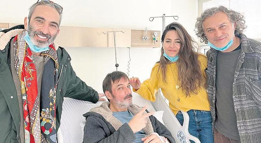 Hastanede ziyaret ettiler