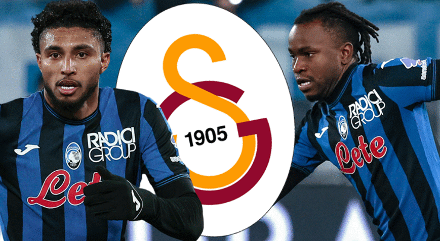 Galatasaraydan İtalyaya transfer çıkarması Atalantaya Lookman ve Ederson için paket teklif