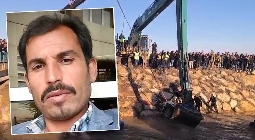 Şanlıurfada kanalda kaybolan sürücünün cansız bedeni Suriye’de bulundu
