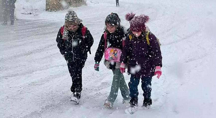 Orduda eğitime kar engeli Valilik duyurdu