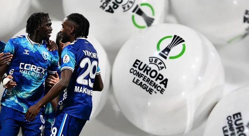 Samsunspor Konferans Ligi son 16 turu play-off rakibi belli oldu Samsunspor play-off kura çekiminde hangi takımla eşleşti